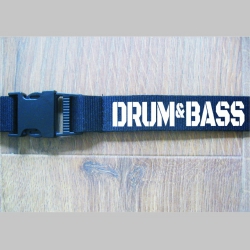 Drum and Bass textilná šnúrka na krk ( kľúče ) materiál 100% polyester